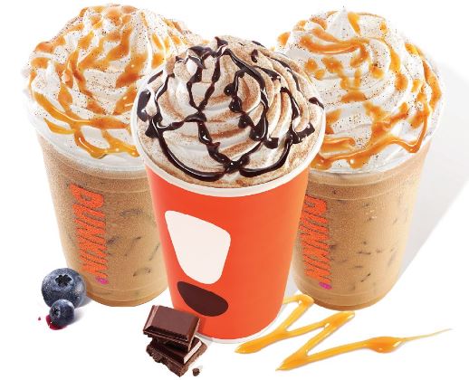 Dunkin Donuts Latte Menu